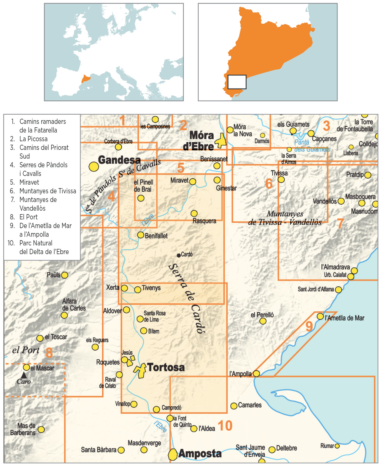 Serra De Card Mapas Excursionistas Y Topogr Ficos