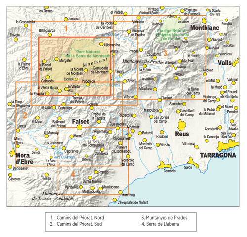 Serra De Montsant Mapas Excursionistas Y Topogr Ficos